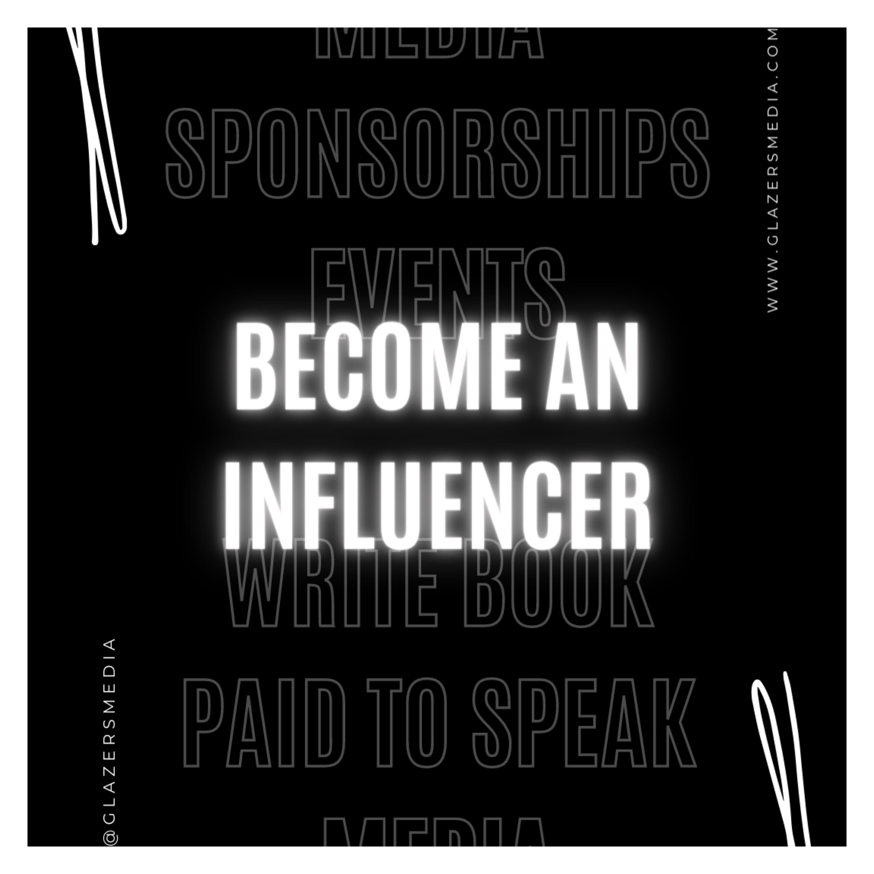 become an influencer